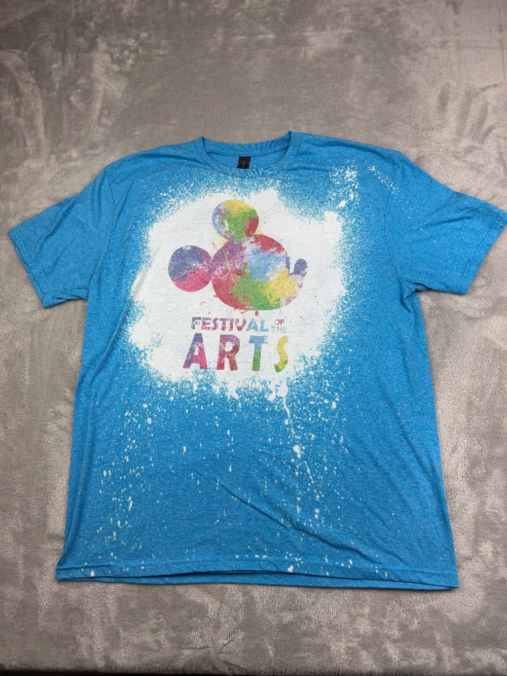 Disney Mickey Mouse Festival of the Arts Short Sleeve Tee Shirt Women's XL